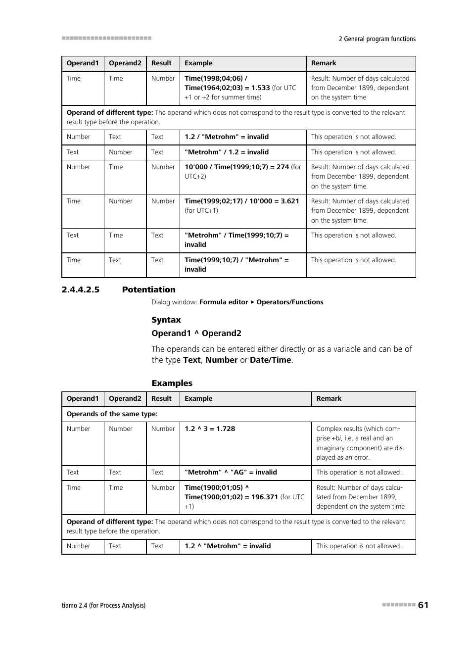 5 potentiation, Potentiation | Metrohm tiamo 2.4 (process analysis) User Manual | Page 77 / 1809