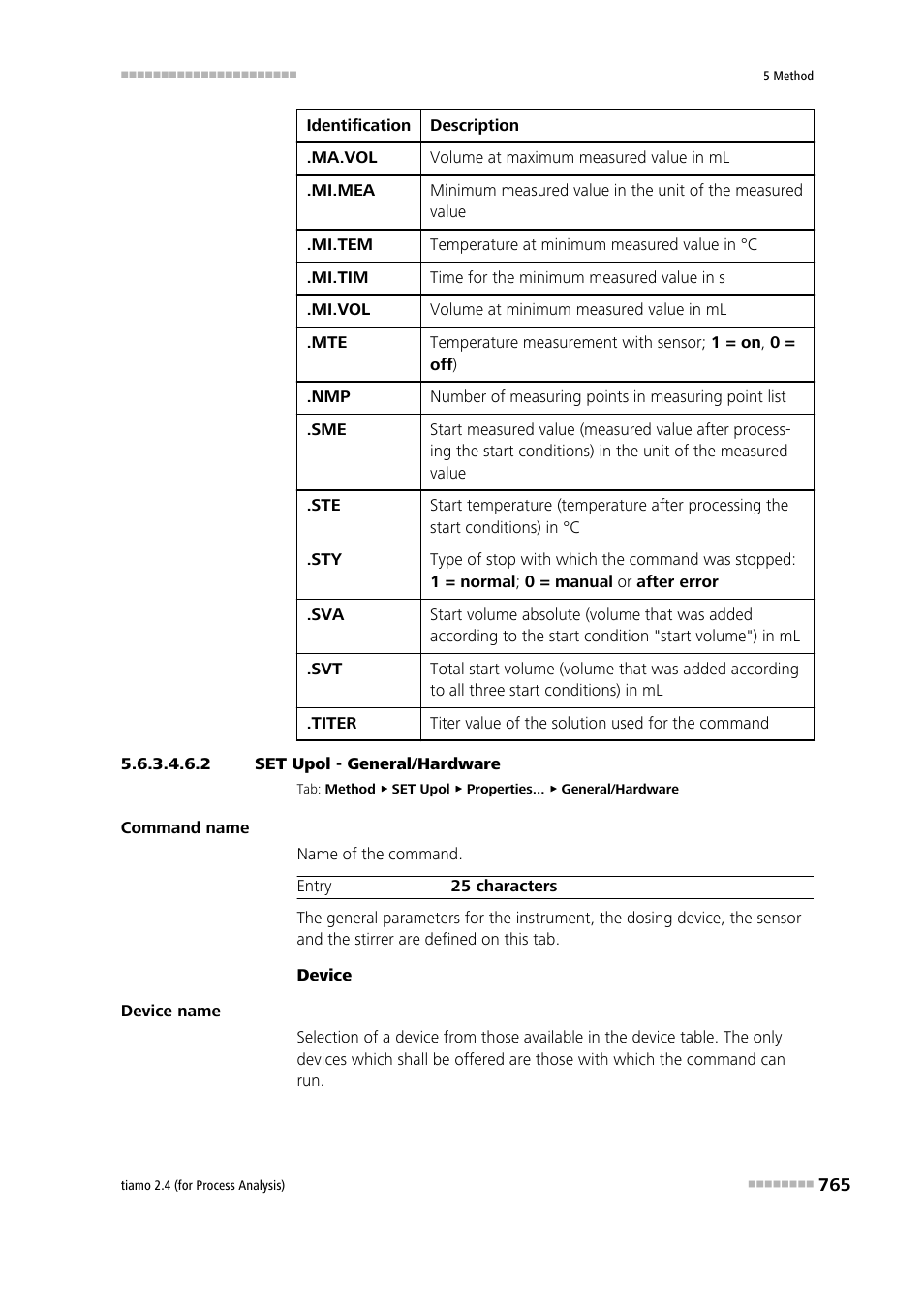 2 set upol - general/hardware, General/hardware | Metrohm tiamo 2.4 (process analysis) User Manual | Page 781 / 1809