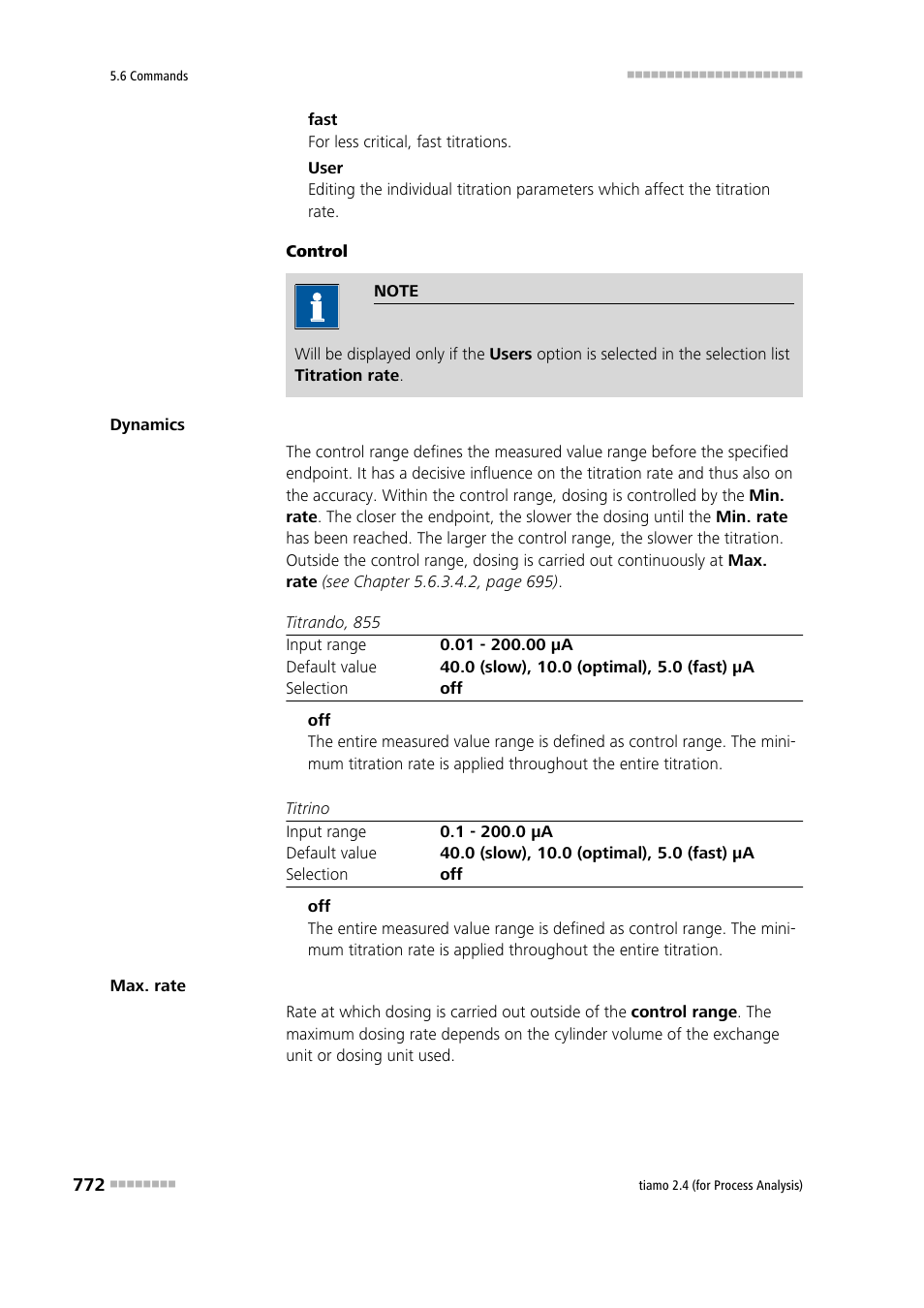 Metrohm tiamo 2.4 (process analysis) User Manual | Page 788 / 1809