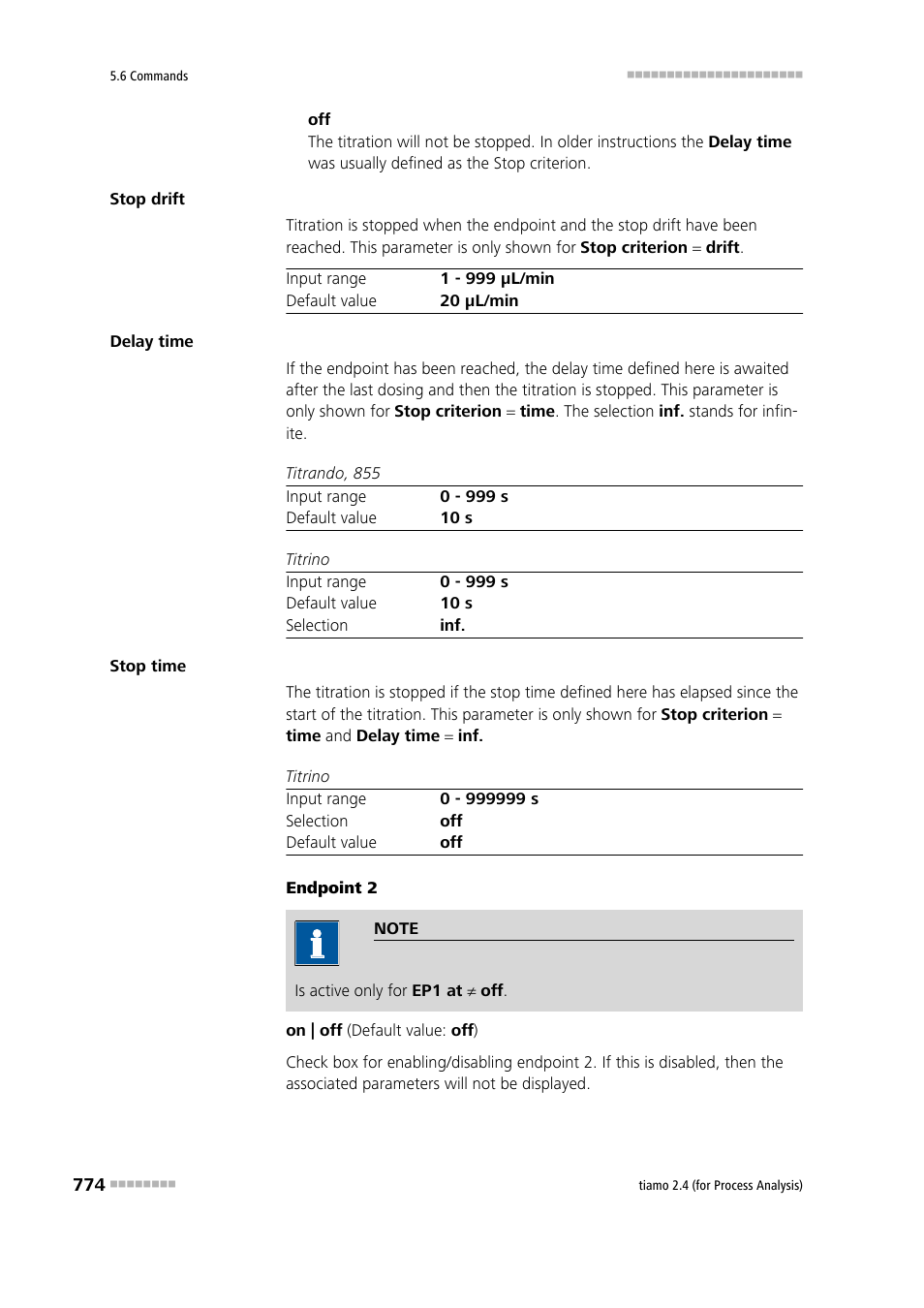 Metrohm tiamo 2.4 (process analysis) User Manual | Page 790 / 1809