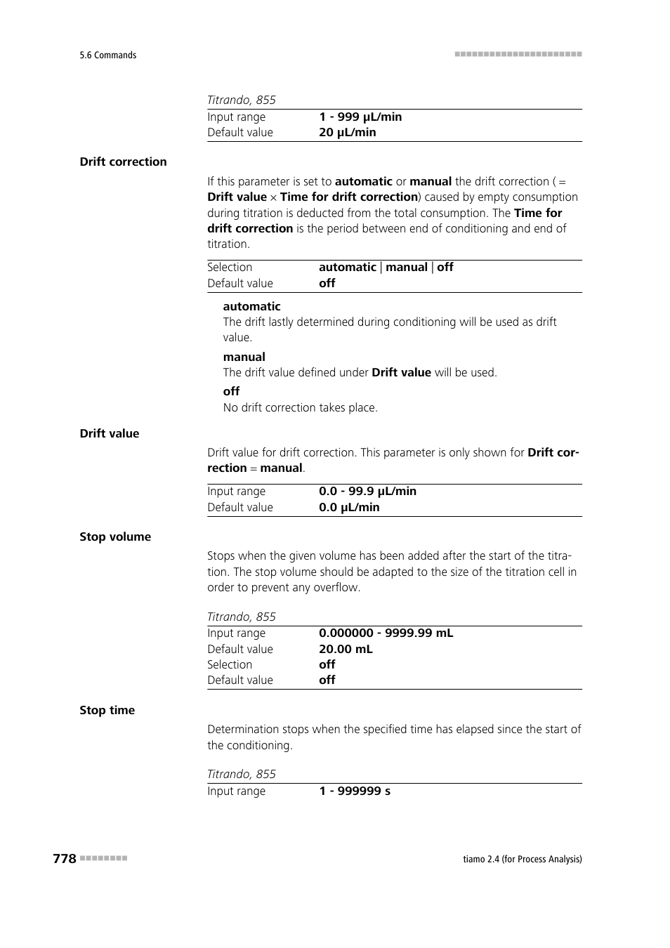 Metrohm tiamo 2.4 (process analysis) User Manual | Page 794 / 1809