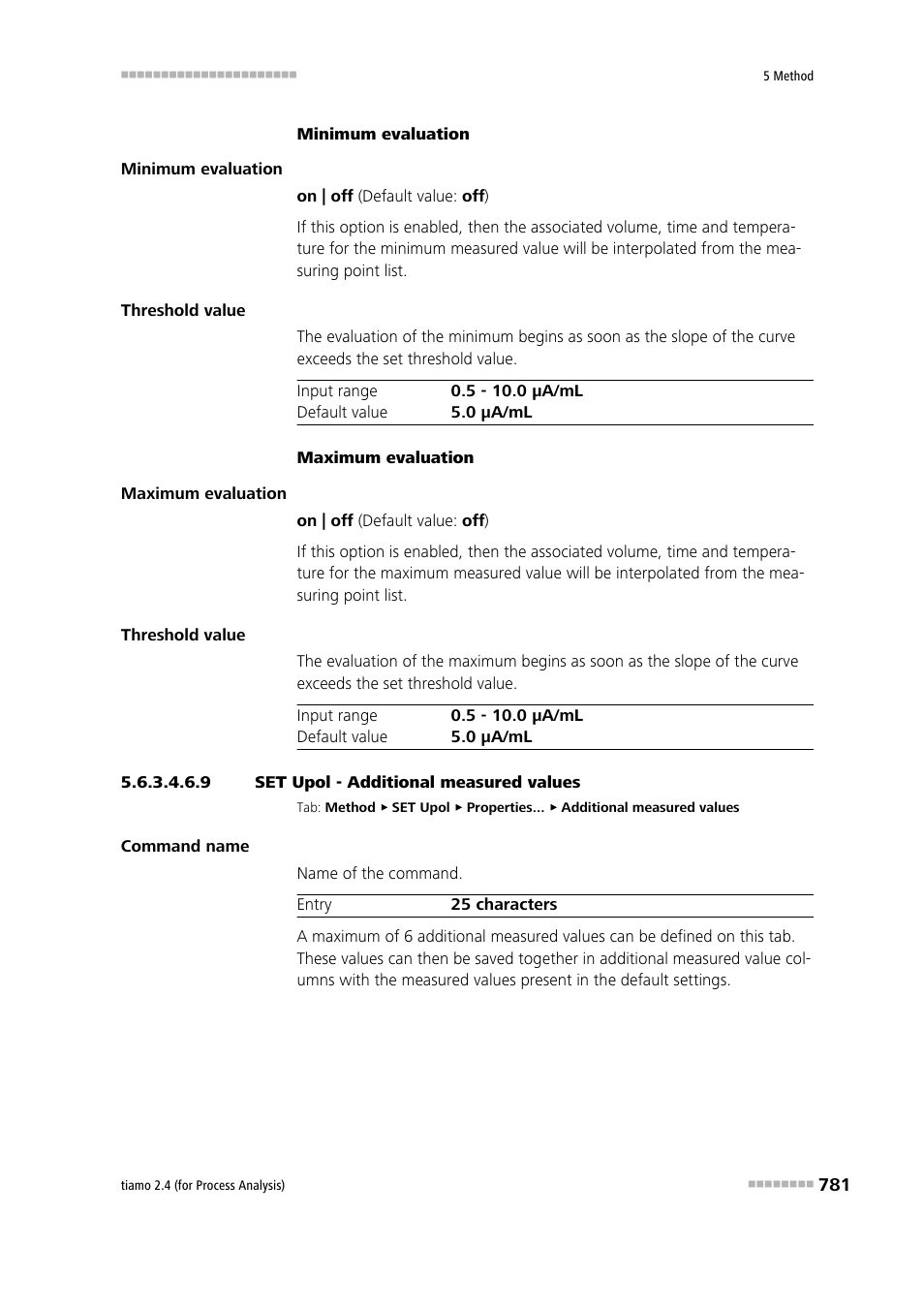 9 set upol - additional measured values, Additional measured values | Metrohm tiamo 2.4 (process analysis) User Manual | Page 797 / 1809