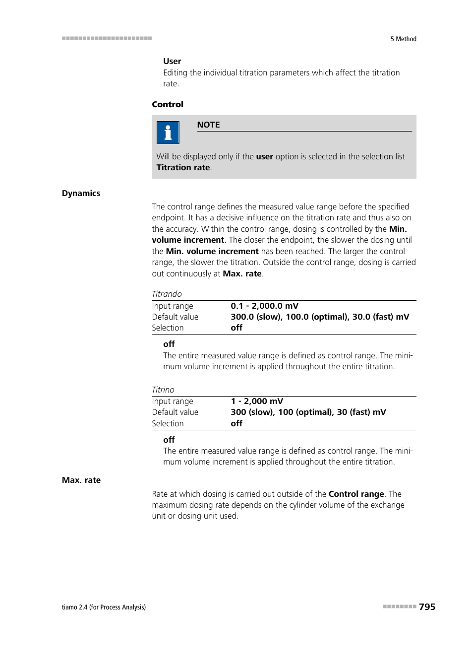 Metrohm tiamo 2.4 (process analysis) User Manual | Page 811 / 1809