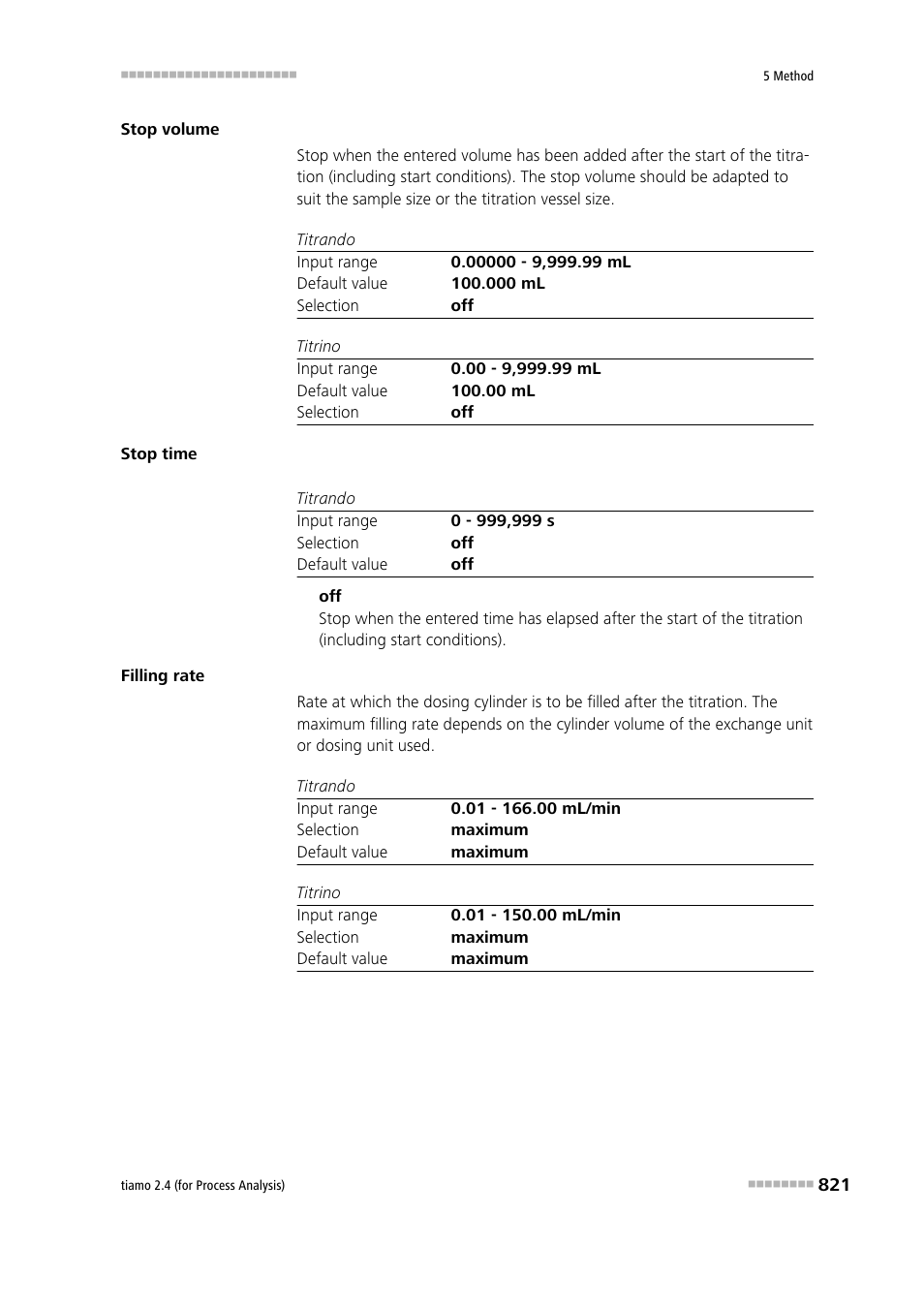 Metrohm tiamo 2.4 (process analysis) User Manual | Page 837 / 1809