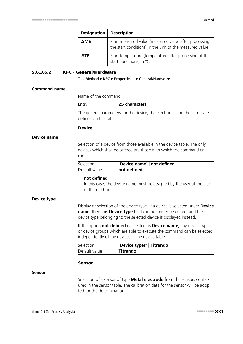 2 kfc - general/hardware, General/hardware | Metrohm tiamo 2.4 (process analysis) User Manual | Page 847 / 1809