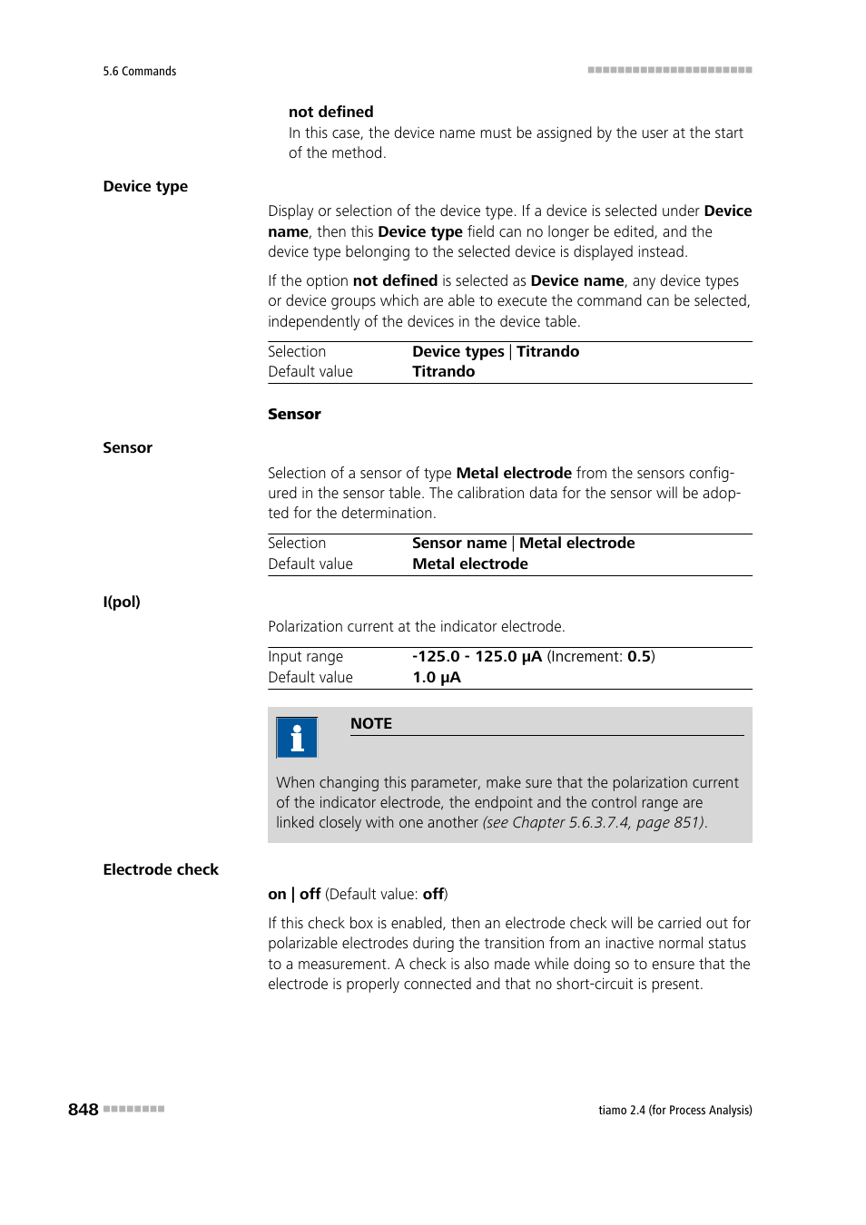 Metrohm tiamo 2.4 (process analysis) User Manual | Page 864 / 1809