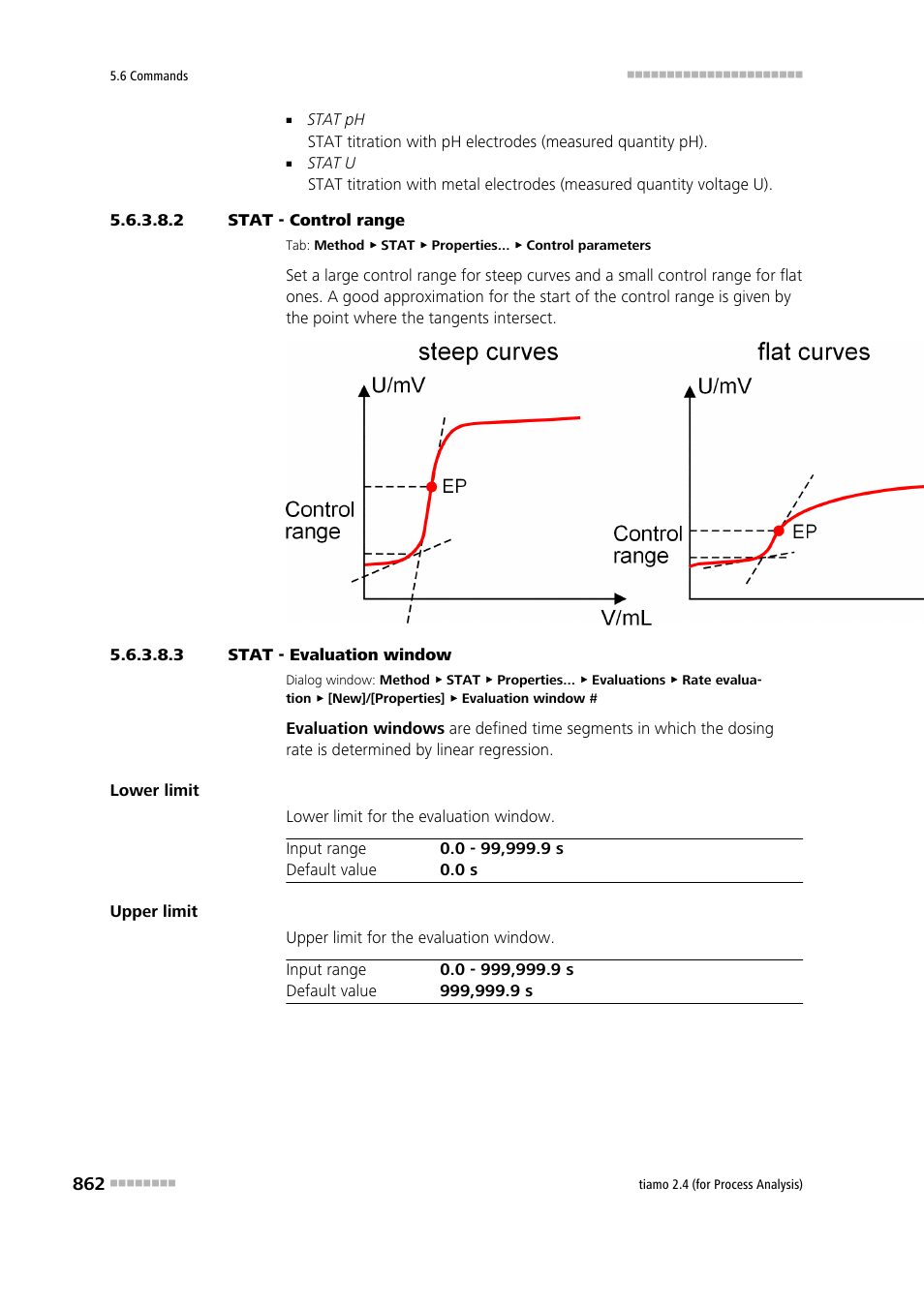 2 stat - control range, 3 stat - evaluation window | Metrohm tiamo 2.4 (process analysis) User Manual | Page 878 / 1809