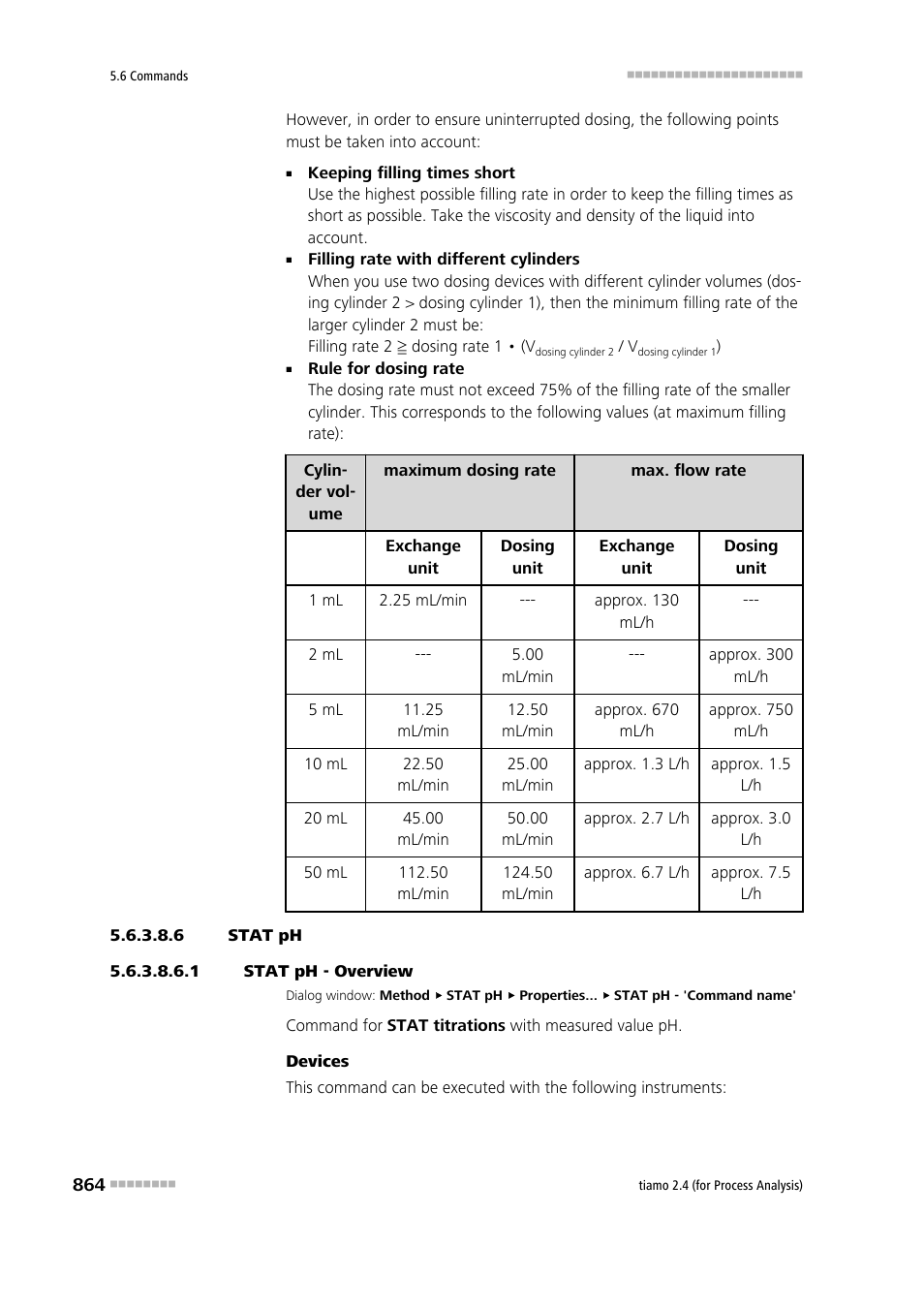 6 stat ph, 1 stat ph - overview, Stat | Metrohm tiamo 2.4 (process analysis) User Manual | Page 880 / 1809