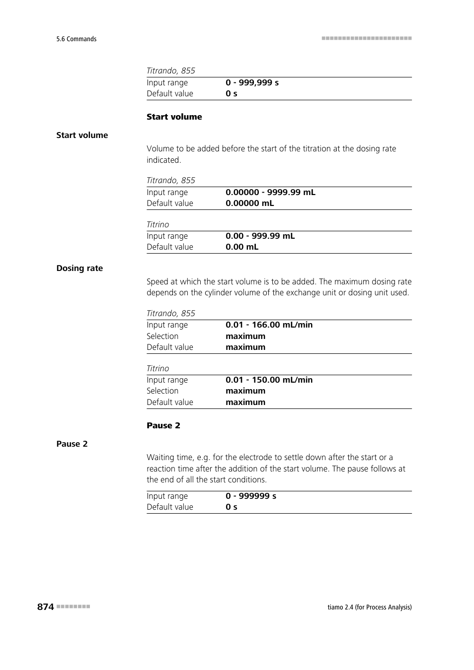 Metrohm tiamo 2.4 (process analysis) User Manual | Page 890 / 1809