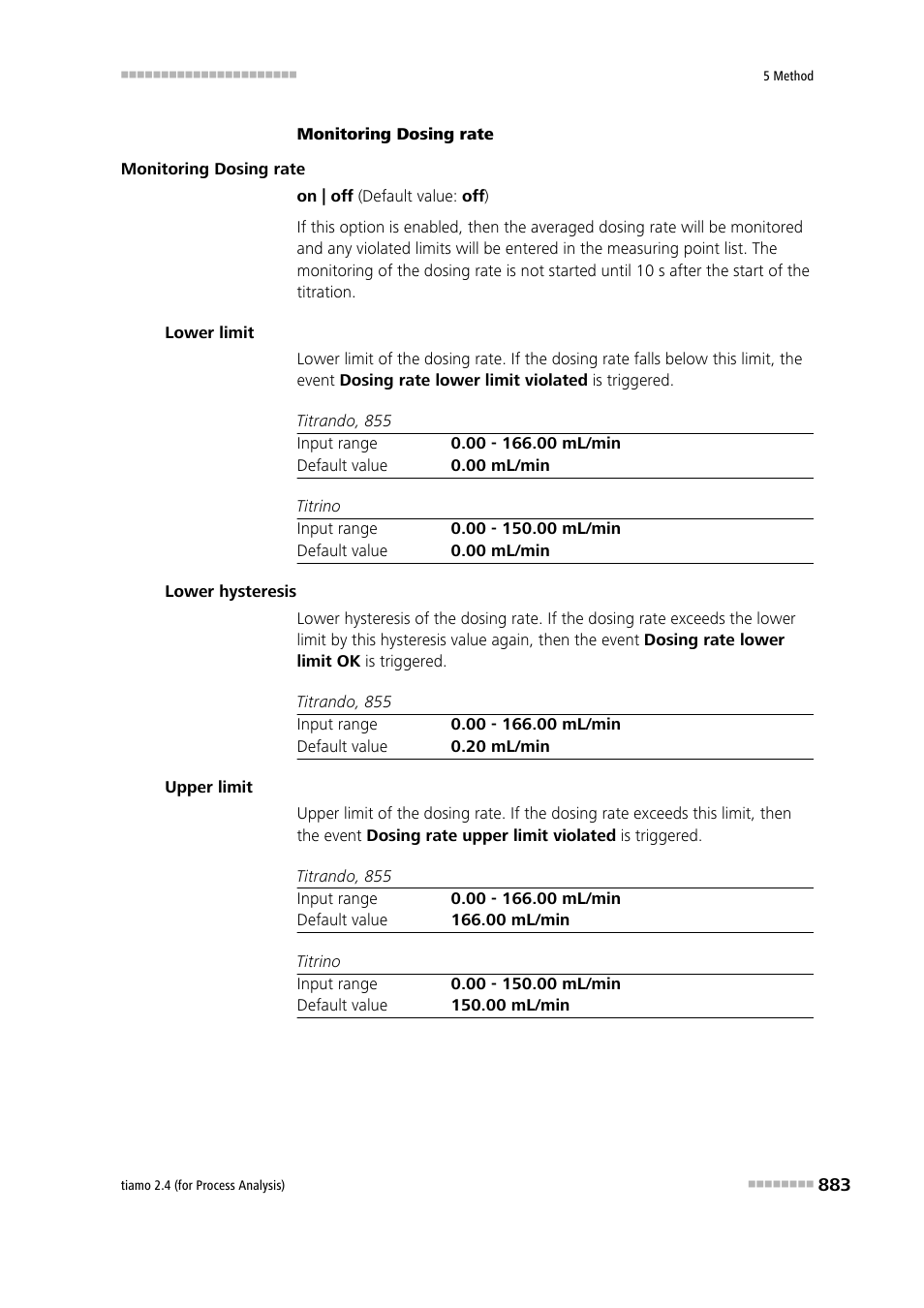 Metrohm tiamo 2.4 (process analysis) User Manual | Page 899 / 1809