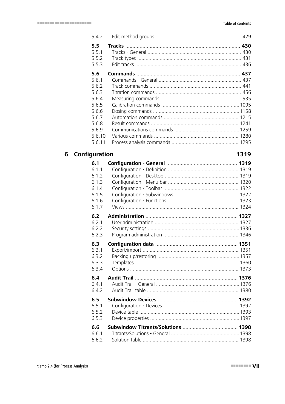 Metrohm tiamo 2.4 (process analysis) User Manual | Page 9 / 1809