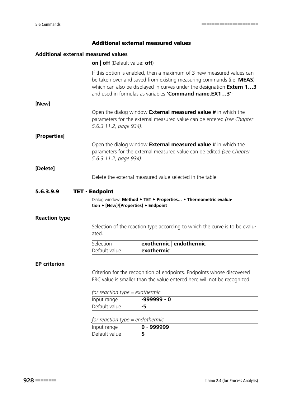 9 tet - endpoint | Metrohm tiamo 2.4 (process analysis) User Manual | Page 944 / 1809
