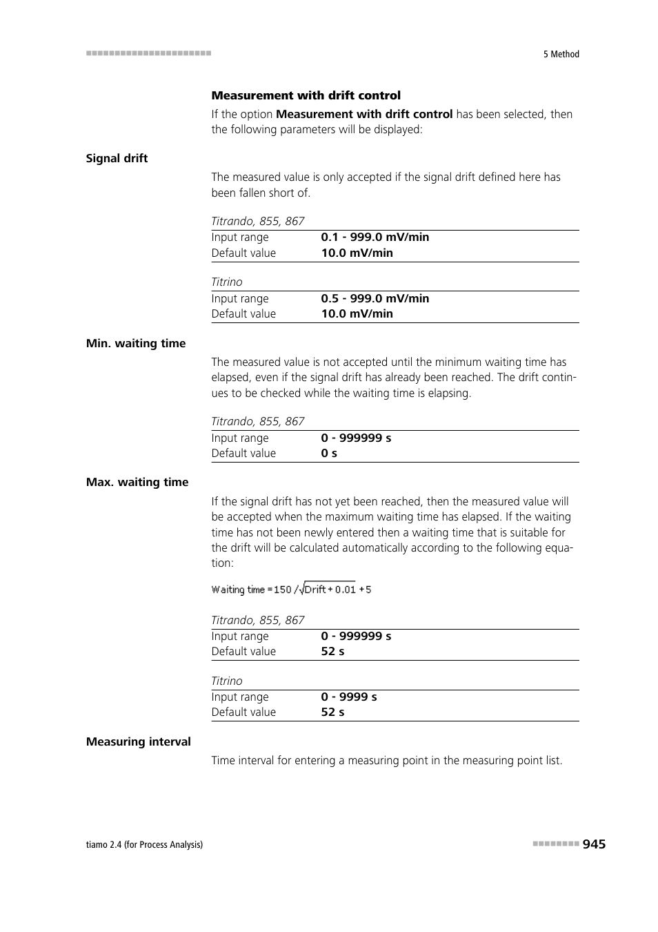 Metrohm tiamo 2.4 (process analysis) User Manual | Page 961 / 1809