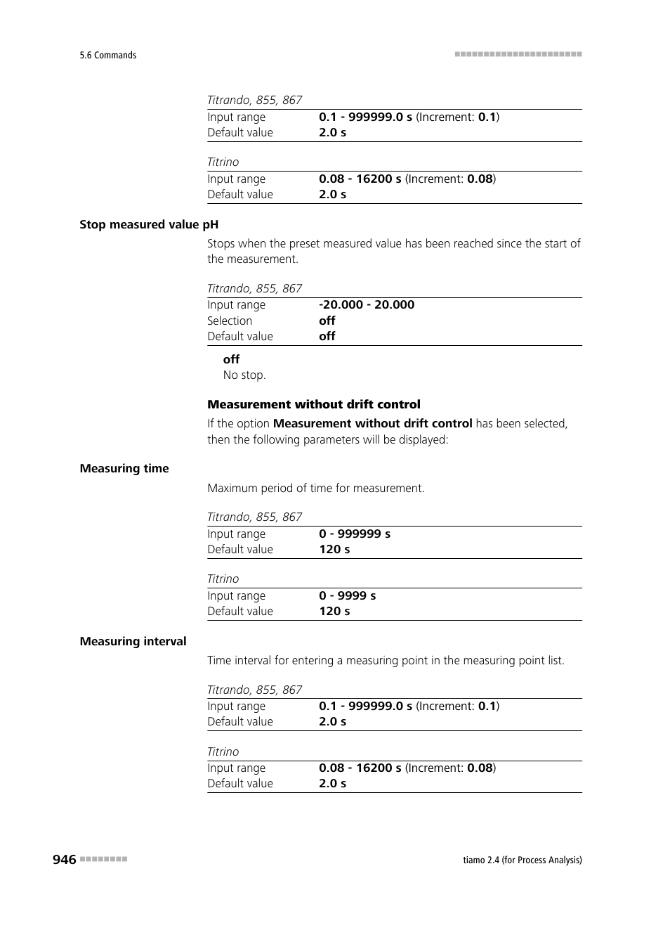 Metrohm tiamo 2.4 (process analysis) User Manual | Page 962 / 1809