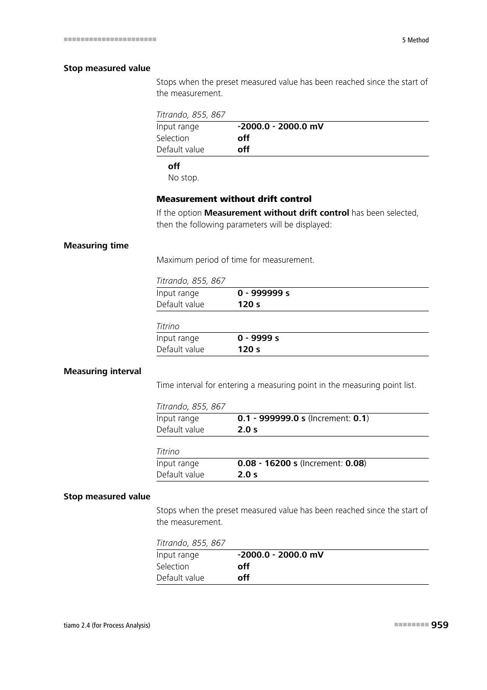 Metrohm tiamo 2.4 (process analysis) User Manual | Page 975 / 1809