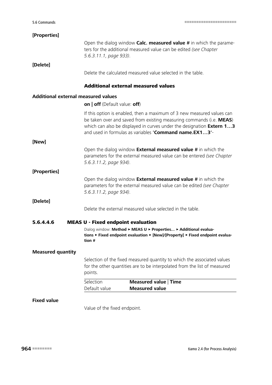 6 meas u - fixed endpoint evaluation | Metrohm tiamo 2.4 (process analysis) User Manual | Page 980 / 1809