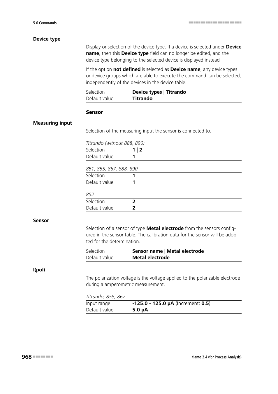 Metrohm tiamo 2.4 (process analysis) User Manual | Page 984 / 1809