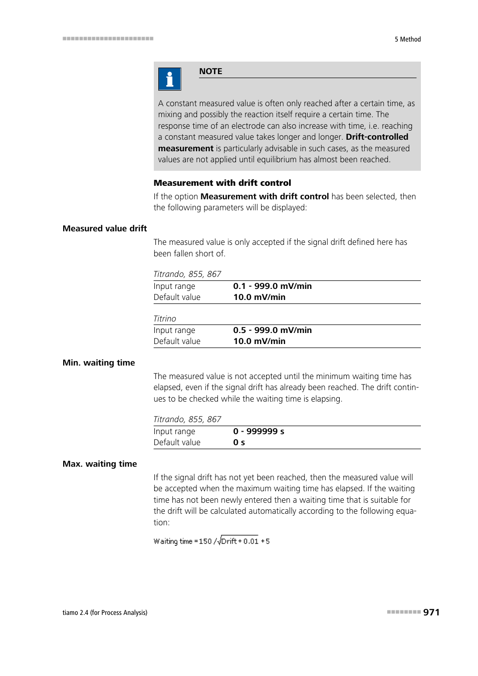 Metrohm tiamo 2.4 (process analysis) User Manual | Page 987 / 1809