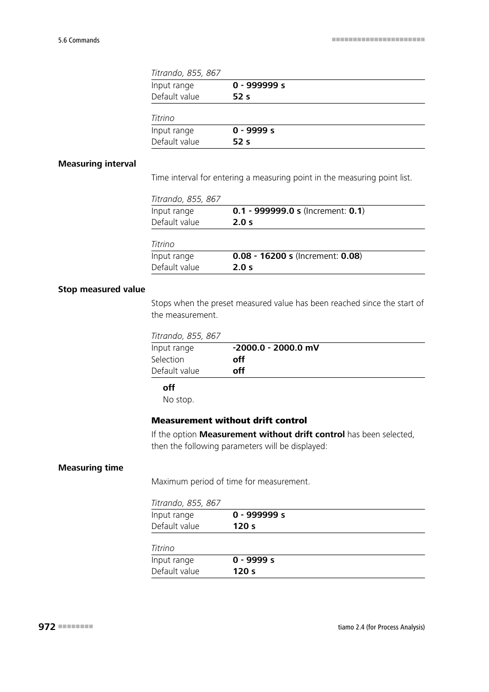 Metrohm tiamo 2.4 (process analysis) User Manual | Page 988 / 1809