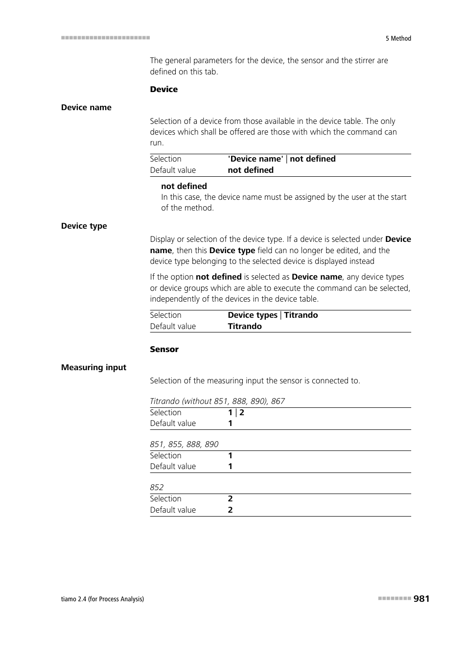 Metrohm tiamo 2.4 (process analysis) User Manual | Page 997 / 1809