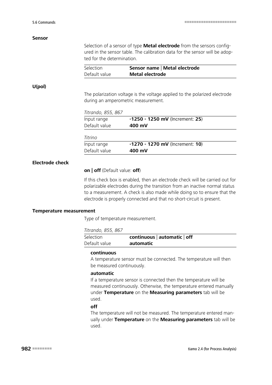Metrohm tiamo 2.4 (process analysis) User Manual | Page 998 / 1809