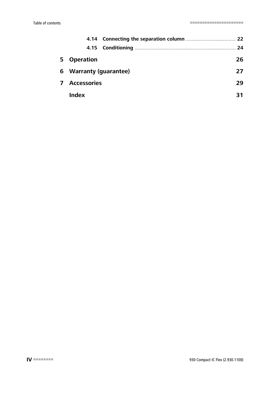 Metrohm 930 Compact IC Flex User Manual | Page 6 / 39