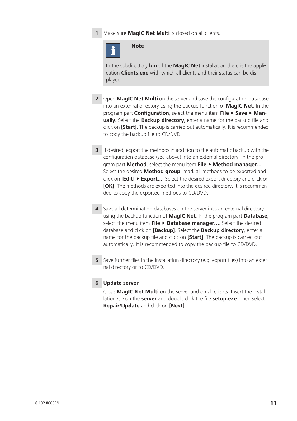 Metrohm MagIC Net 2.0 User Manual | Page 11 / 13