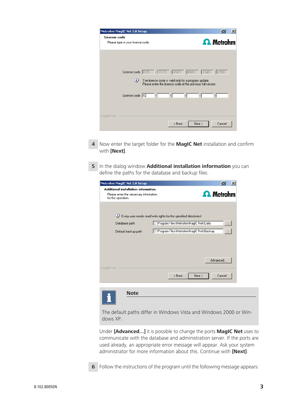Metrohm MagIC Net 2.0 User Manual | Page 3 / 13