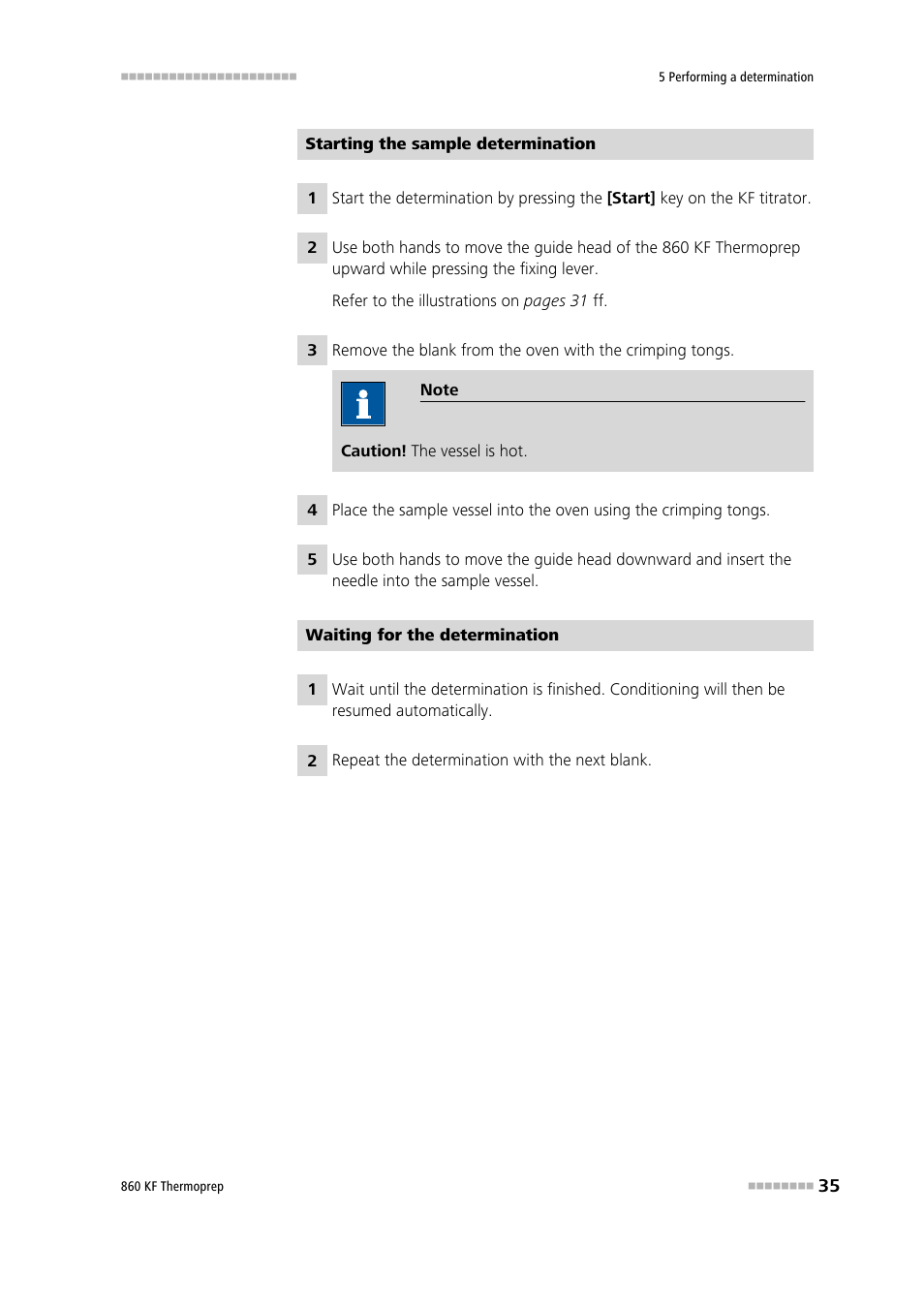 Metrohm 860 KF Thermoprep User Manual | Page 43 / 64
