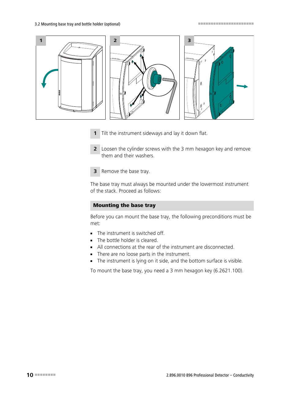 Metrohm 896 Professional Detector – Conductivity User Manual | Page 18 / 40