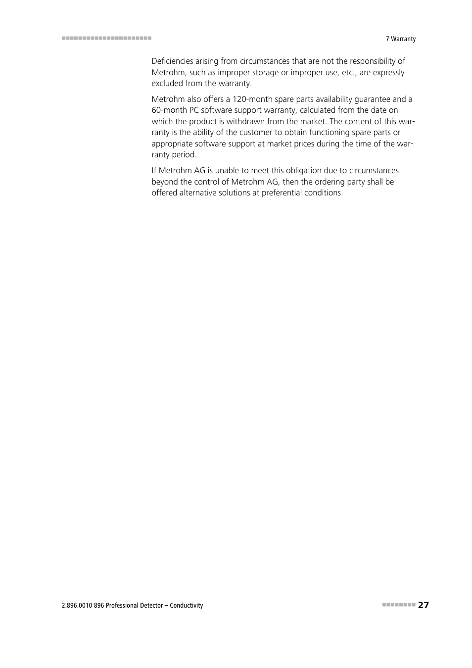 Metrohm 896 Professional Detector – Conductivity User Manual | Page 35 / 40
