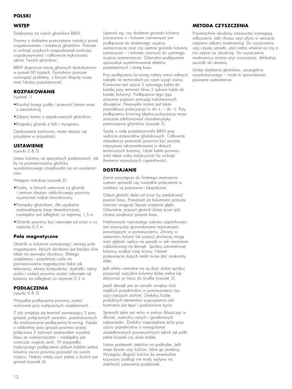 Bowers & Wilkins 600 Series 2 DM602 S2 User Manual | Page 14 / 20
