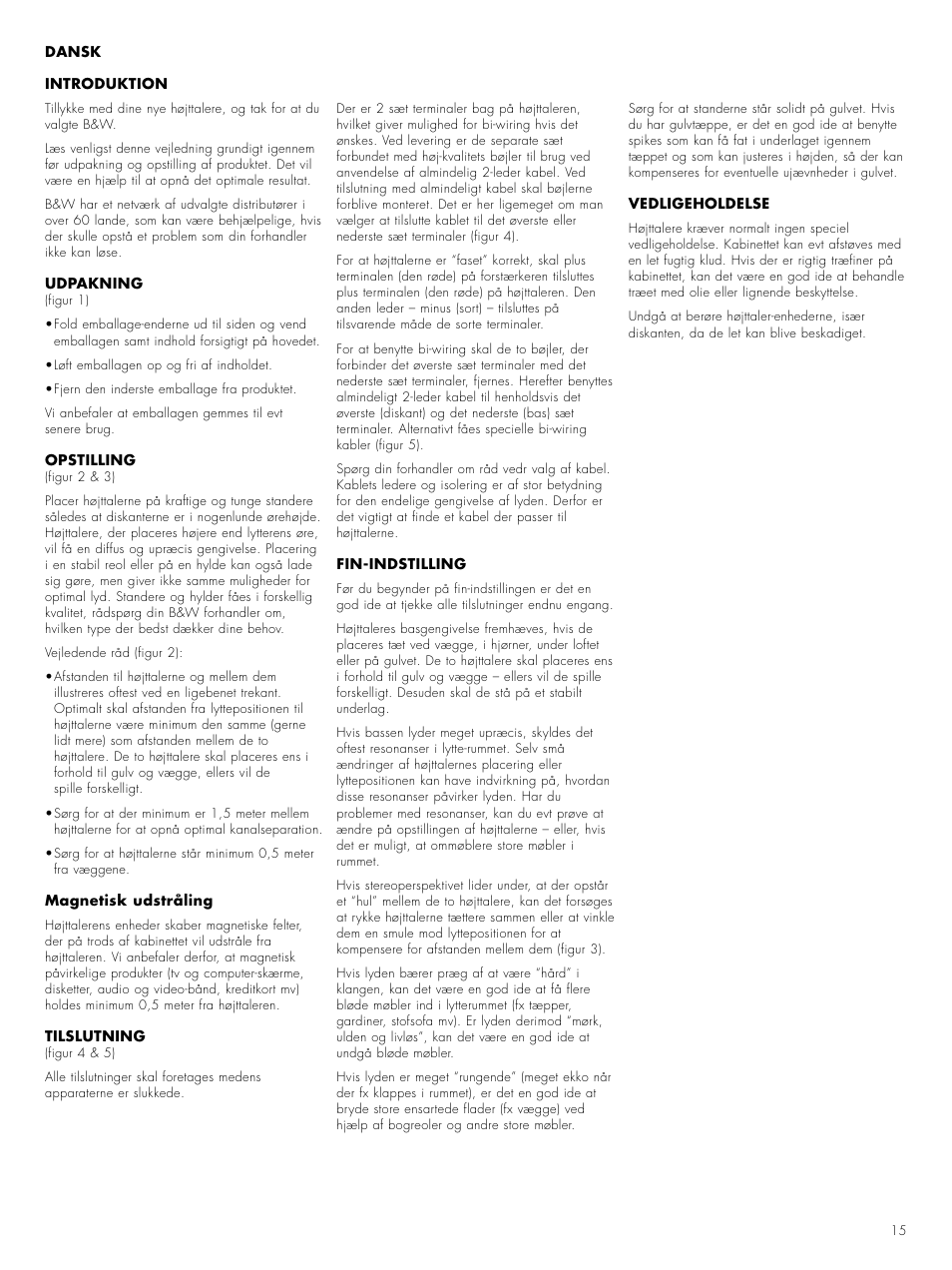 Bowers & Wilkins 600 Series 2 DM602 S2 User Manual | Page 17 / 20