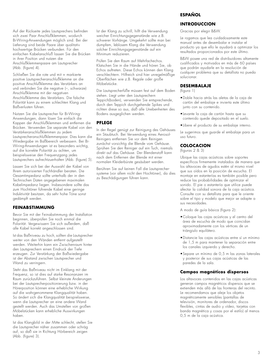 Bowers & Wilkins 600 Series 2 DM602 S2 User Manual | Page 5 / 20