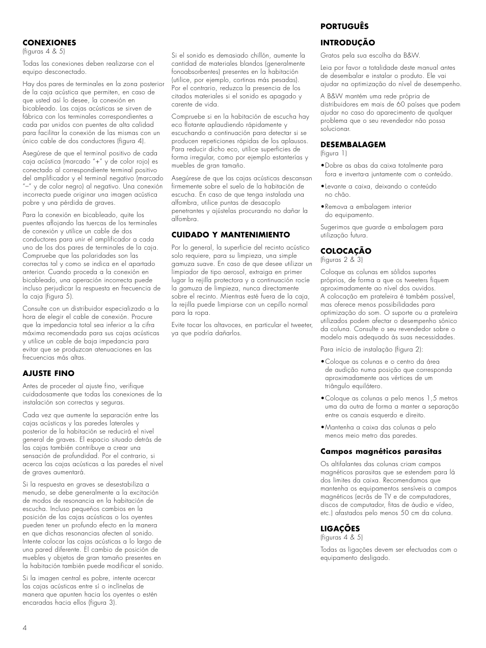 Bowers & Wilkins 600 Series 2 DM602 S2 User Manual | Page 6 / 20