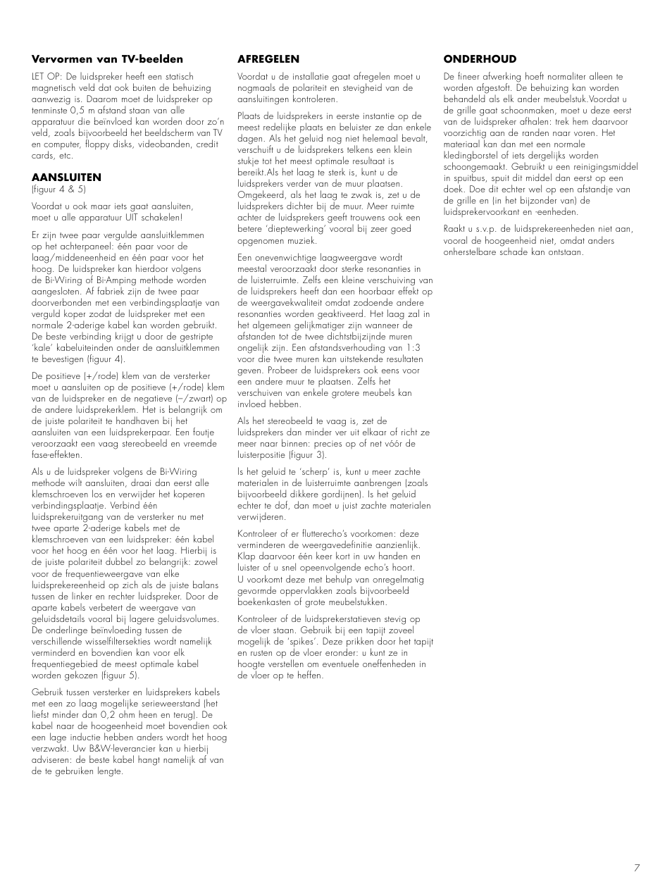 Bowers & Wilkins 600 Series 2 DM602 S2 User Manual | Page 9 / 20