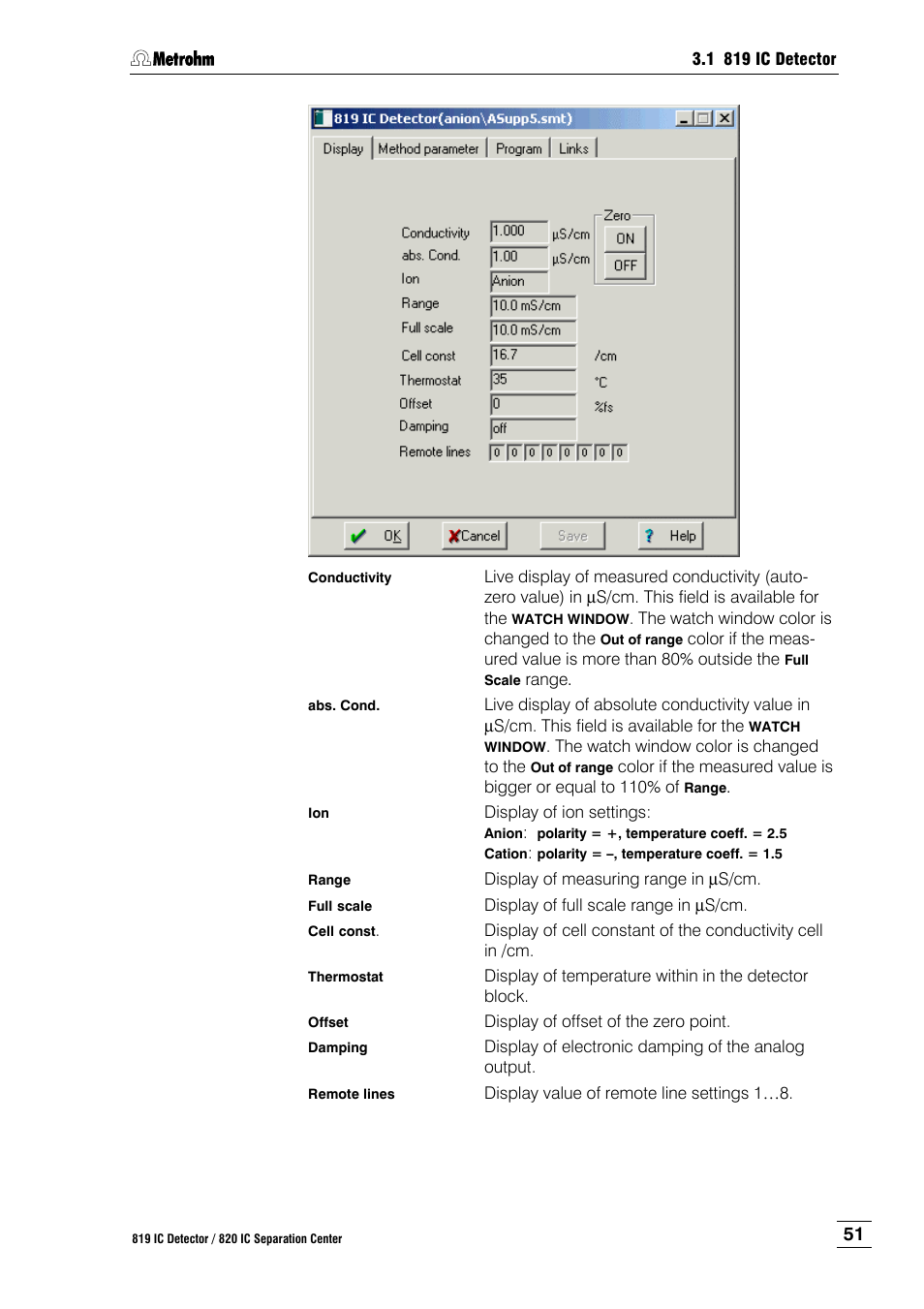 Metrohm 820 IC Separation Center User Manual | Page 59 / 123