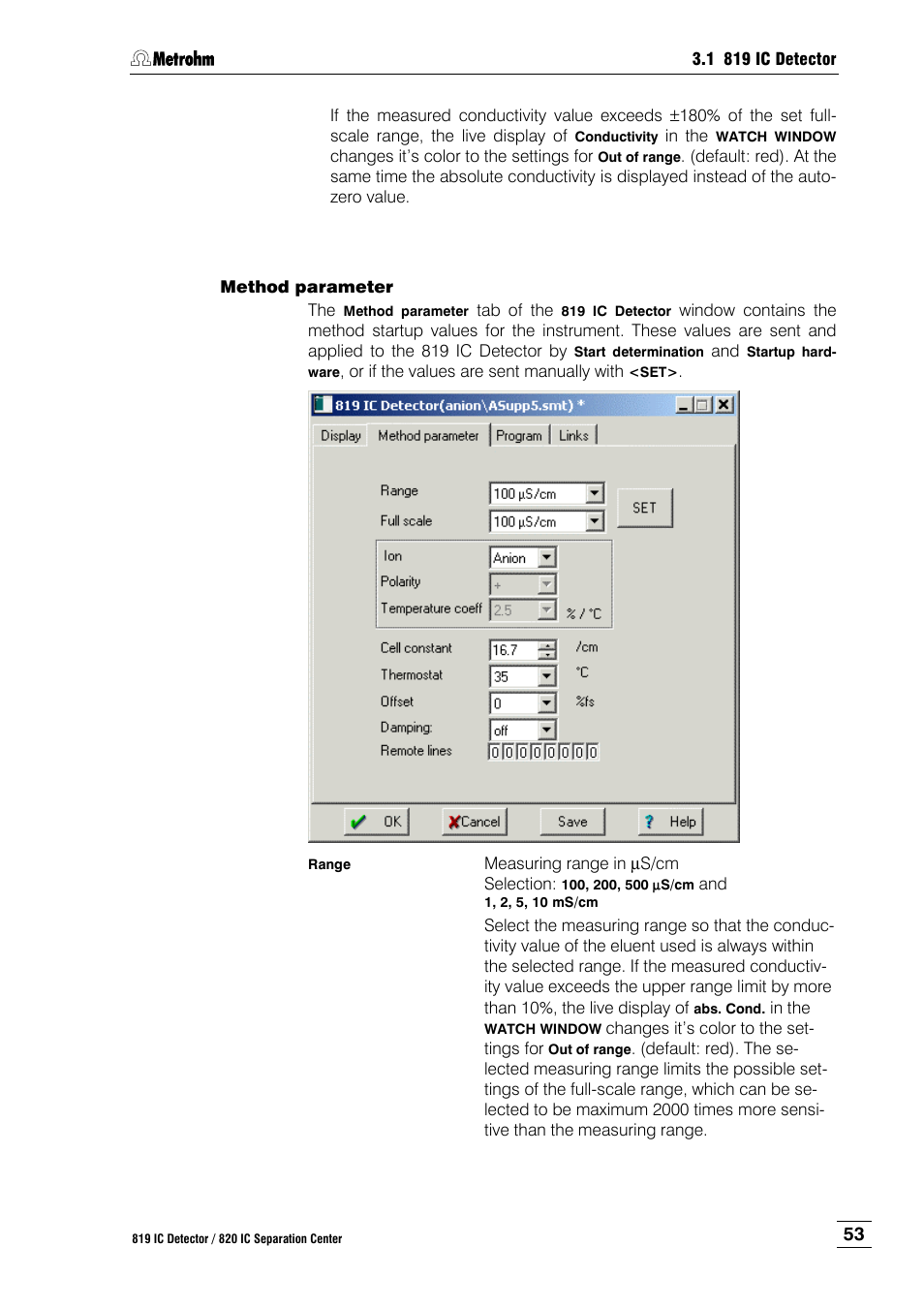 Metrohm 820 IC Separation Center User Manual | Page 61 / 123