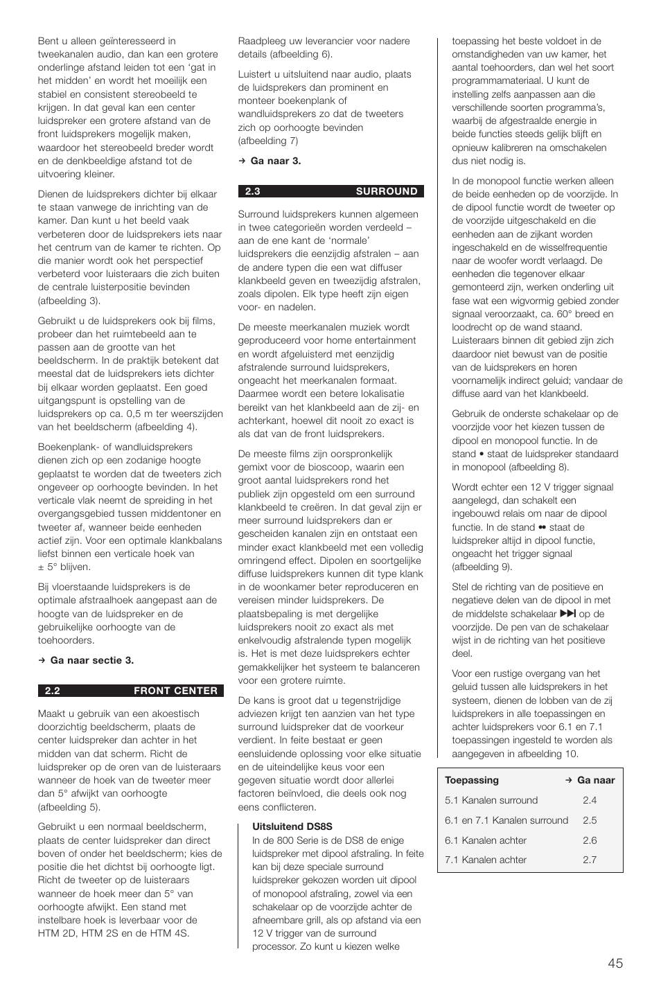 Bowers & Wilkins DS8 User Manual | Page 48 / 112