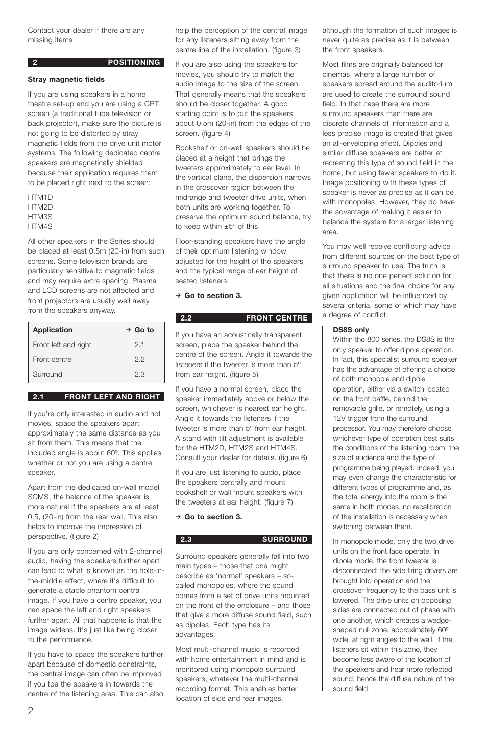 Bowers & Wilkins DS8 User Manual | Page 5 / 112