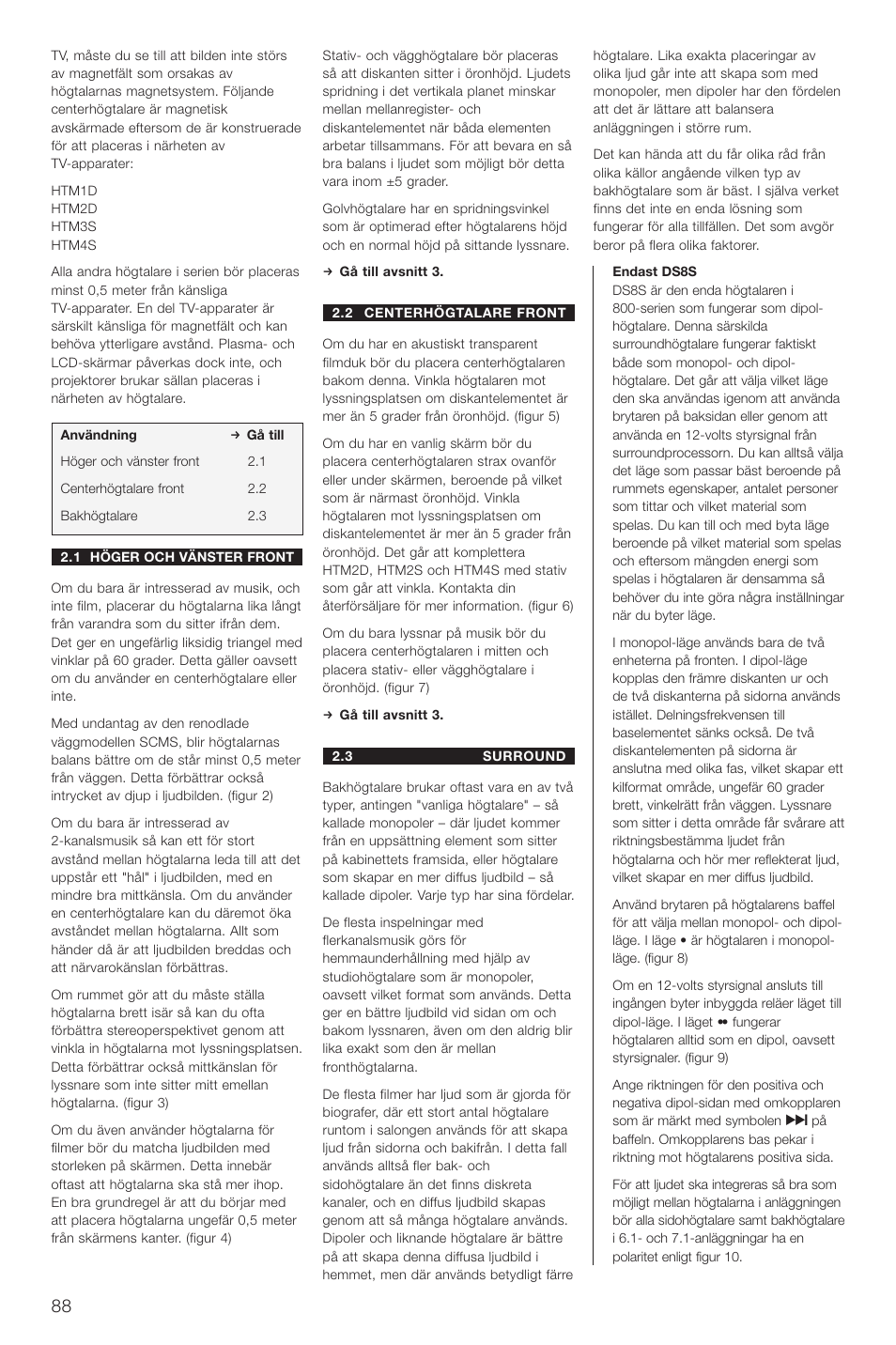 Bowers & Wilkins DS8 User Manual | Page 91 / 112