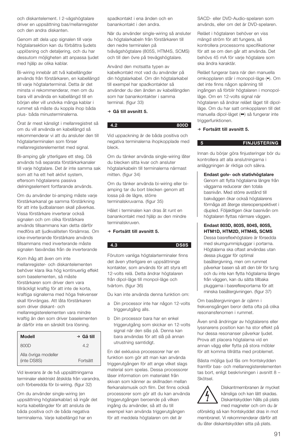 Bowers & Wilkins DS8 User Manual | Page 94 / 112