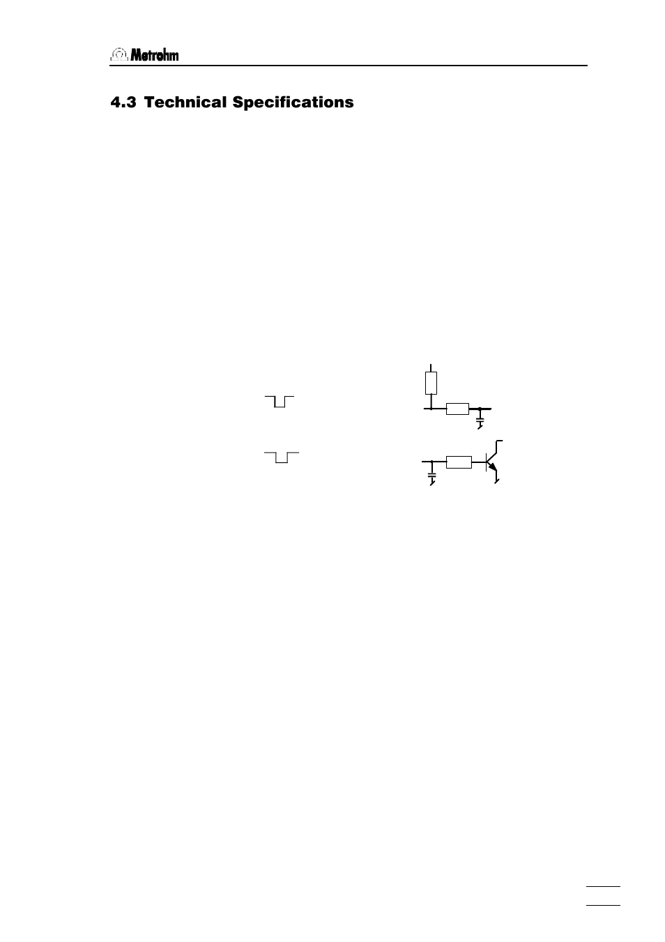 3 technical specifications | Metrohm 760 Sample Changer User Manual | Page 32 / 40