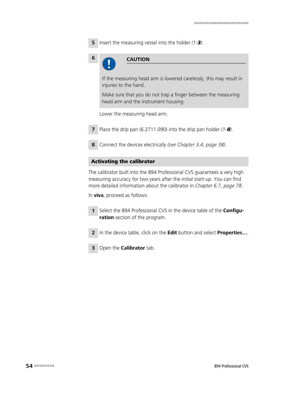 Metrohm 894 Professional CVS User Manual | Page 64 / 107