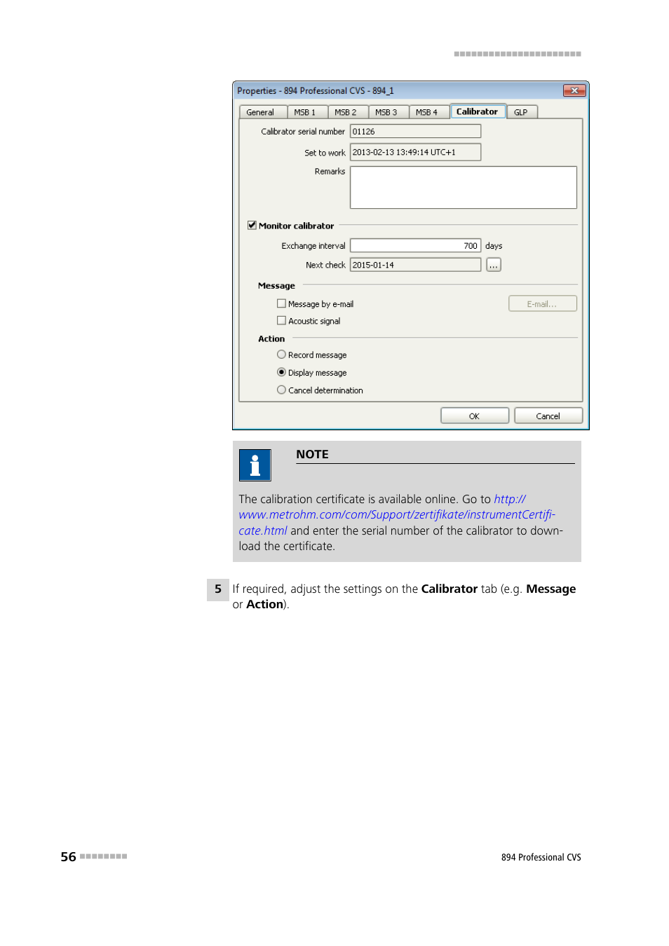 Metrohm 894 Professional CVS User Manual | Page 66 / 107