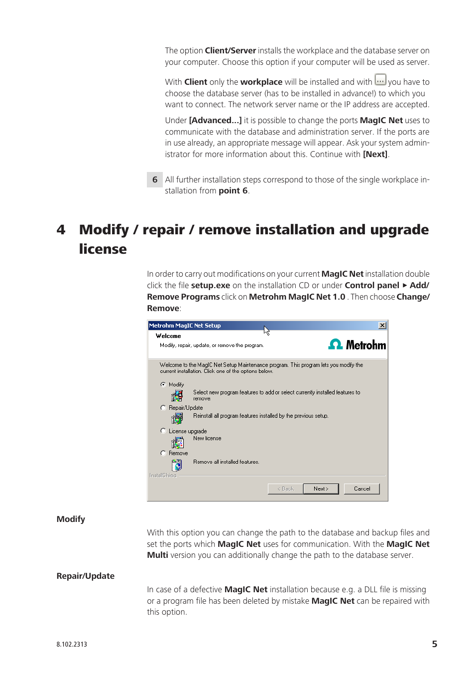 Metrohm MagIC Net 1.1 User Manual | Page 5 / 9