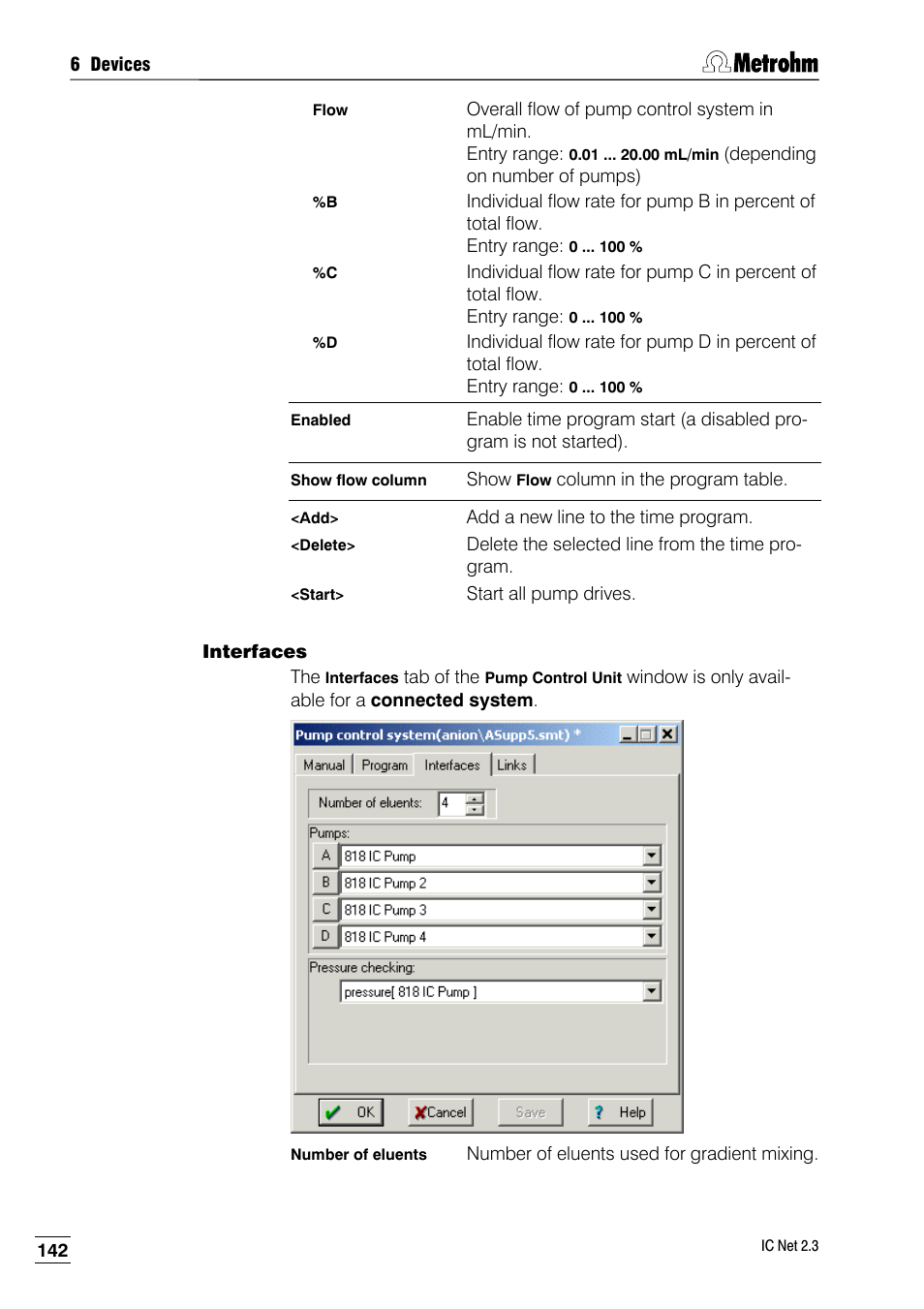 Interfaces | Metrohm IC Net 2.3 User Manual | Page 152 / 389