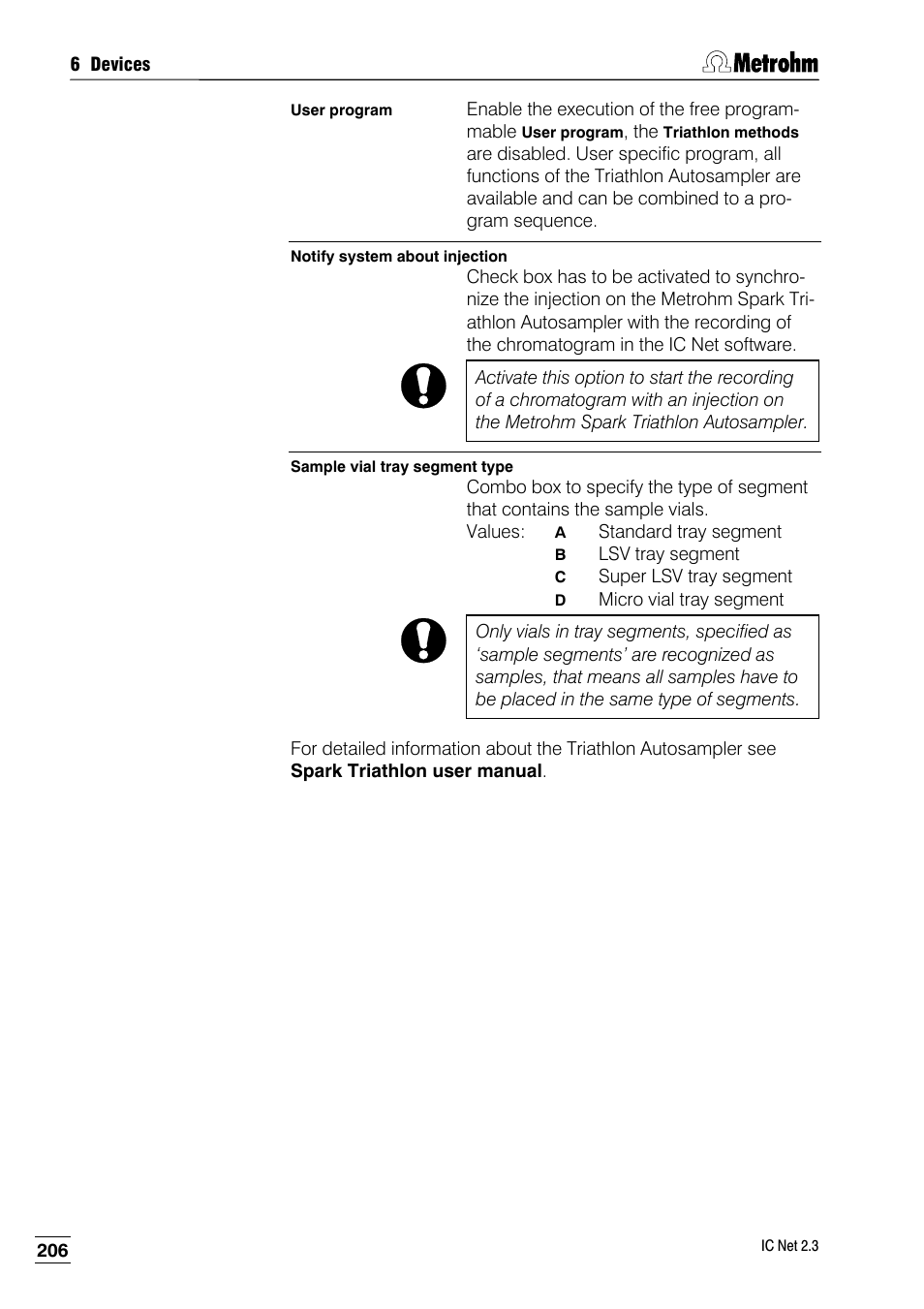 Metrohm IC Net 2.3 User Manual | Page 216 / 389