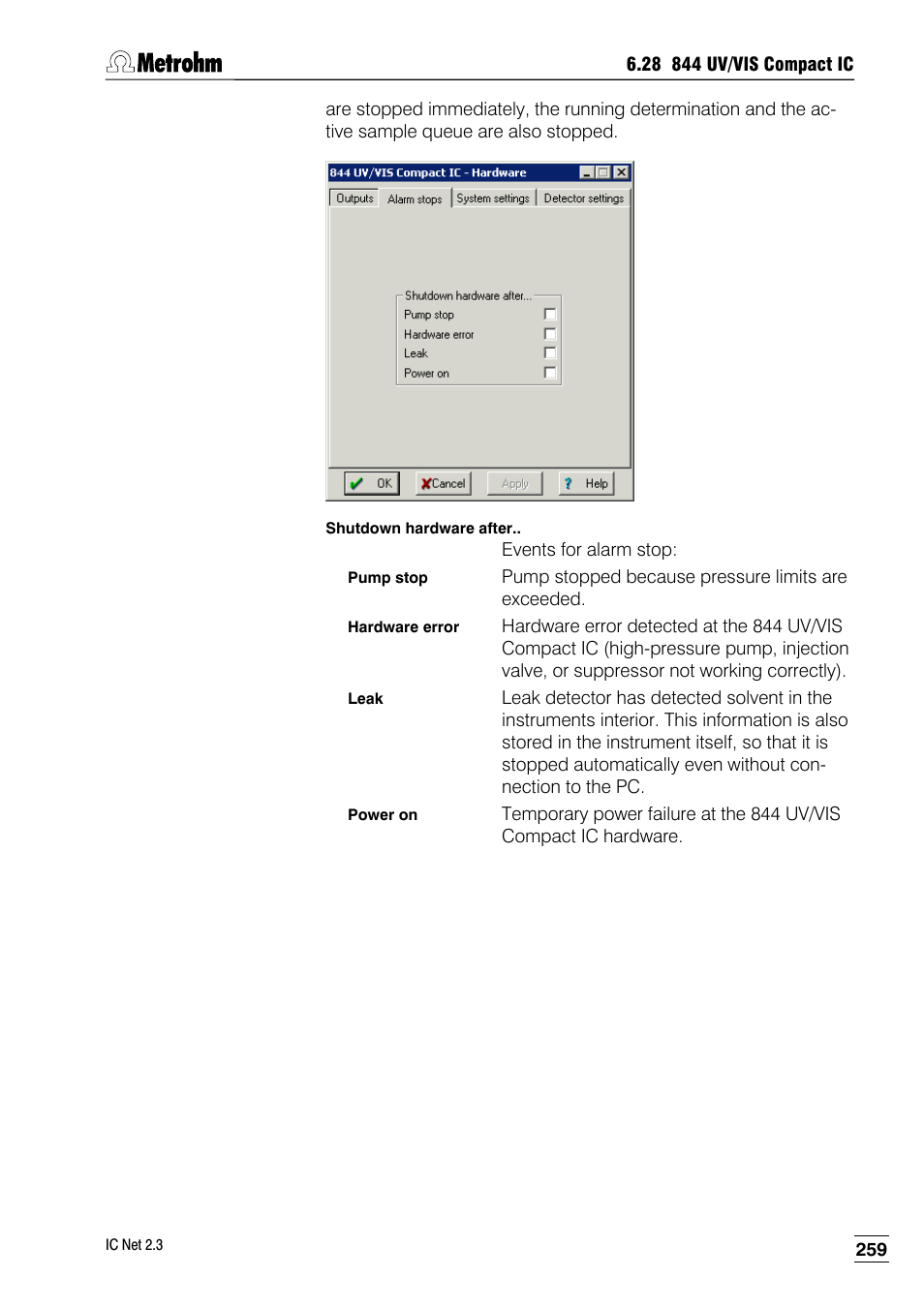 Metrohm IC Net 2.3 User Manual | Page 269 / 389