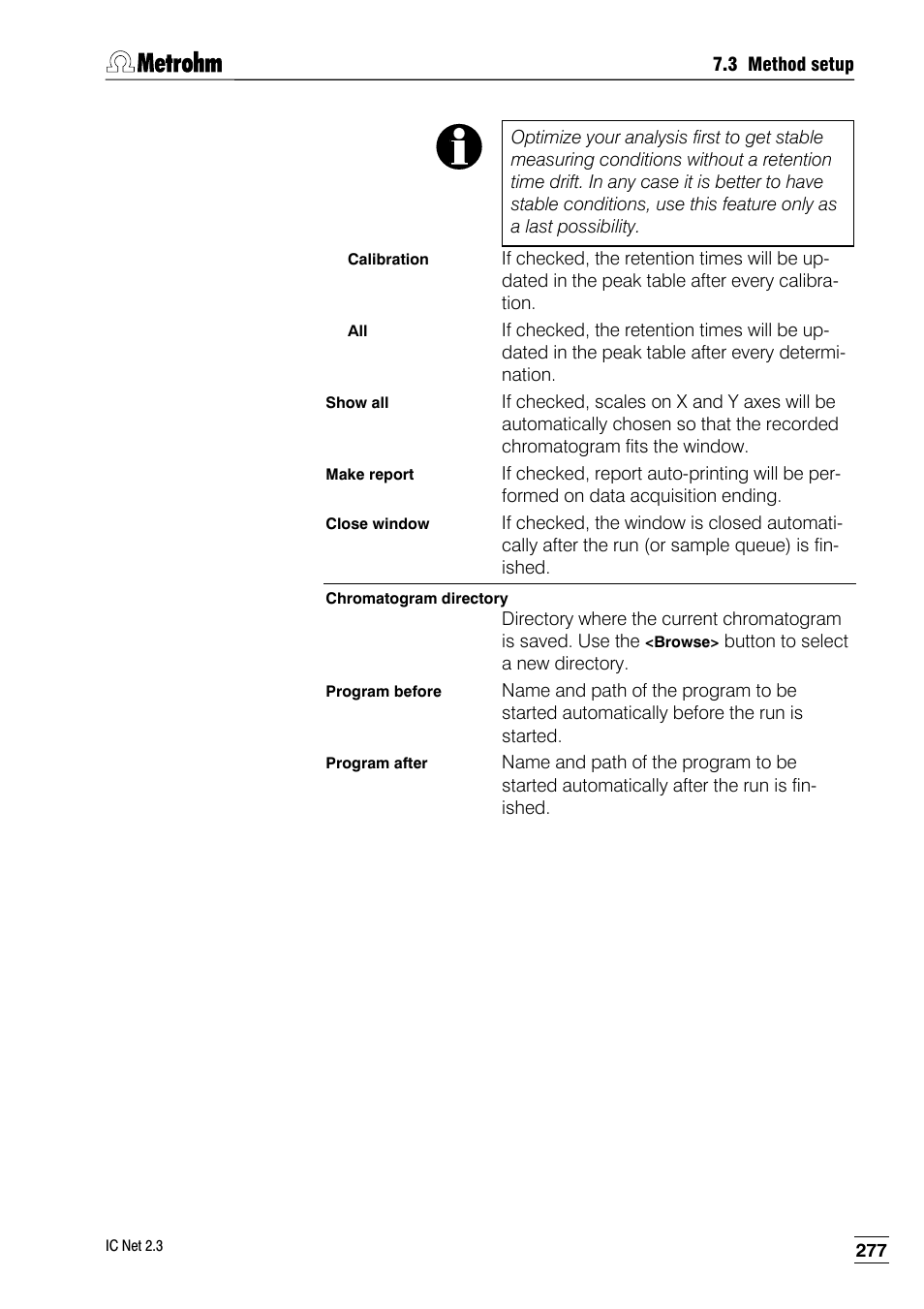 Metrohm IC Net 2.3 User Manual | Page 287 / 389